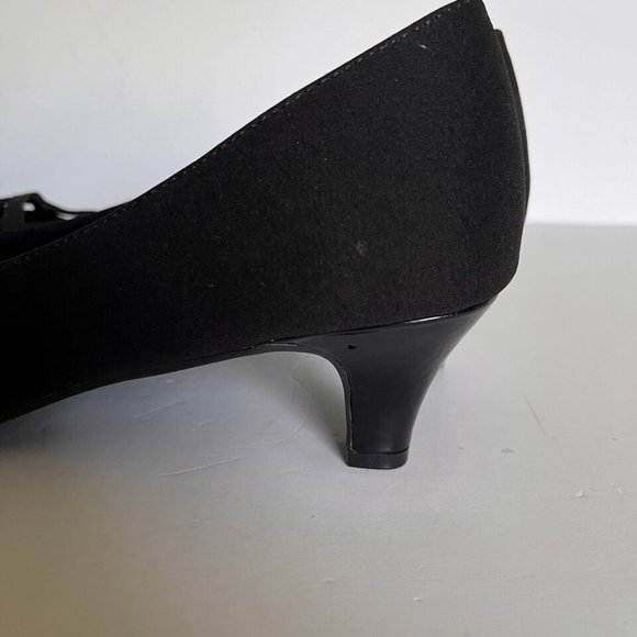 Airflex Black "Gayle" Dress Heels Women's Pumps Size 11 - Picture 5 of 7